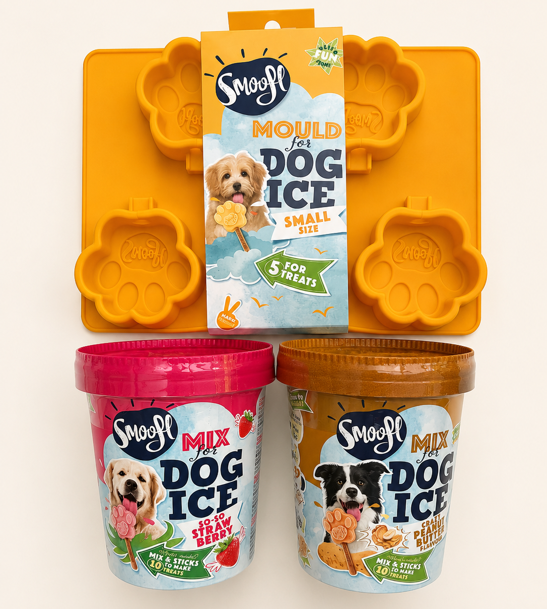 Kit de démarrage Glace Smoofl - Petits chiens