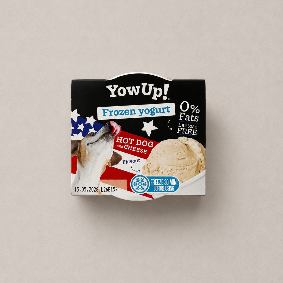 Yaourt Glacé YowUp Hot-Dog au Fromage
