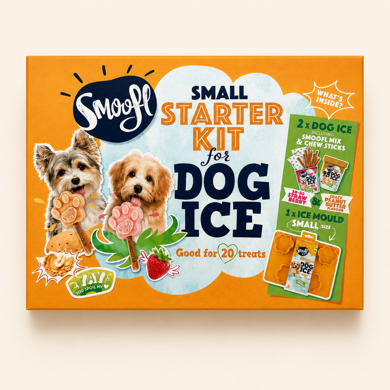 Kit de démarrage Glace Smoofl - Petits chiens