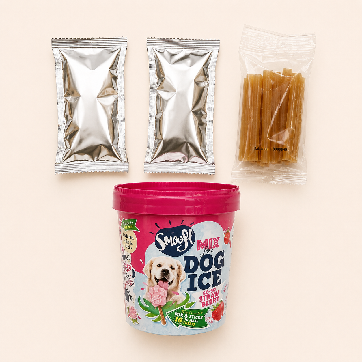 Kit de démarrage Glace Smoofl - Chiens Moyens à Grands