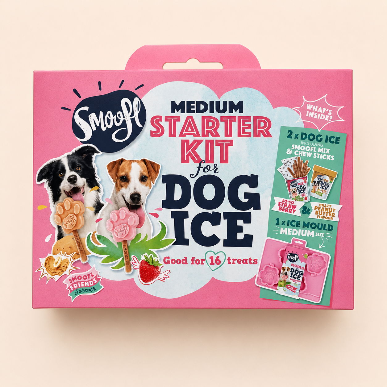 Kit de démarrage Glace Smoofl - Chiens Moyens à Grands